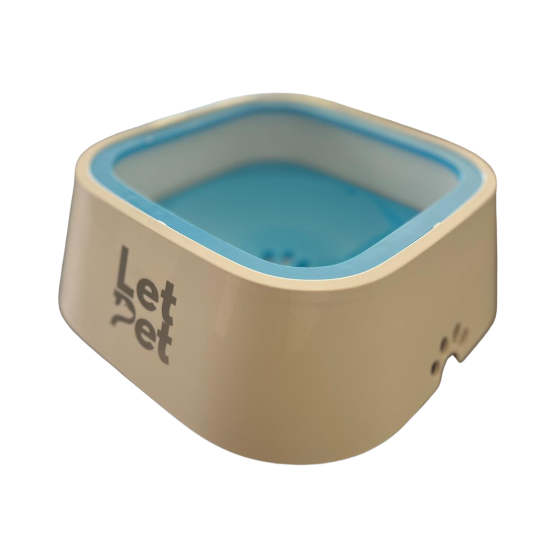 Anti Splash & Spill Pet Water Bowl 1.5 L with Anti-Slip Bottom