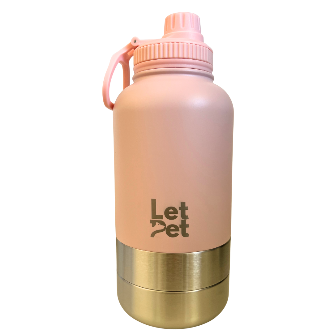 3-in-1 Stainless Steel Dog Bottle with Double Insulated Compartments