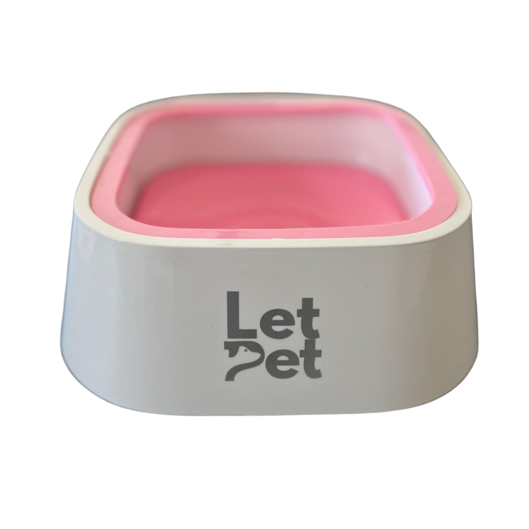 Splash Proof Pet Water Bowl 1.5 L with Anti-Slip Bottom
