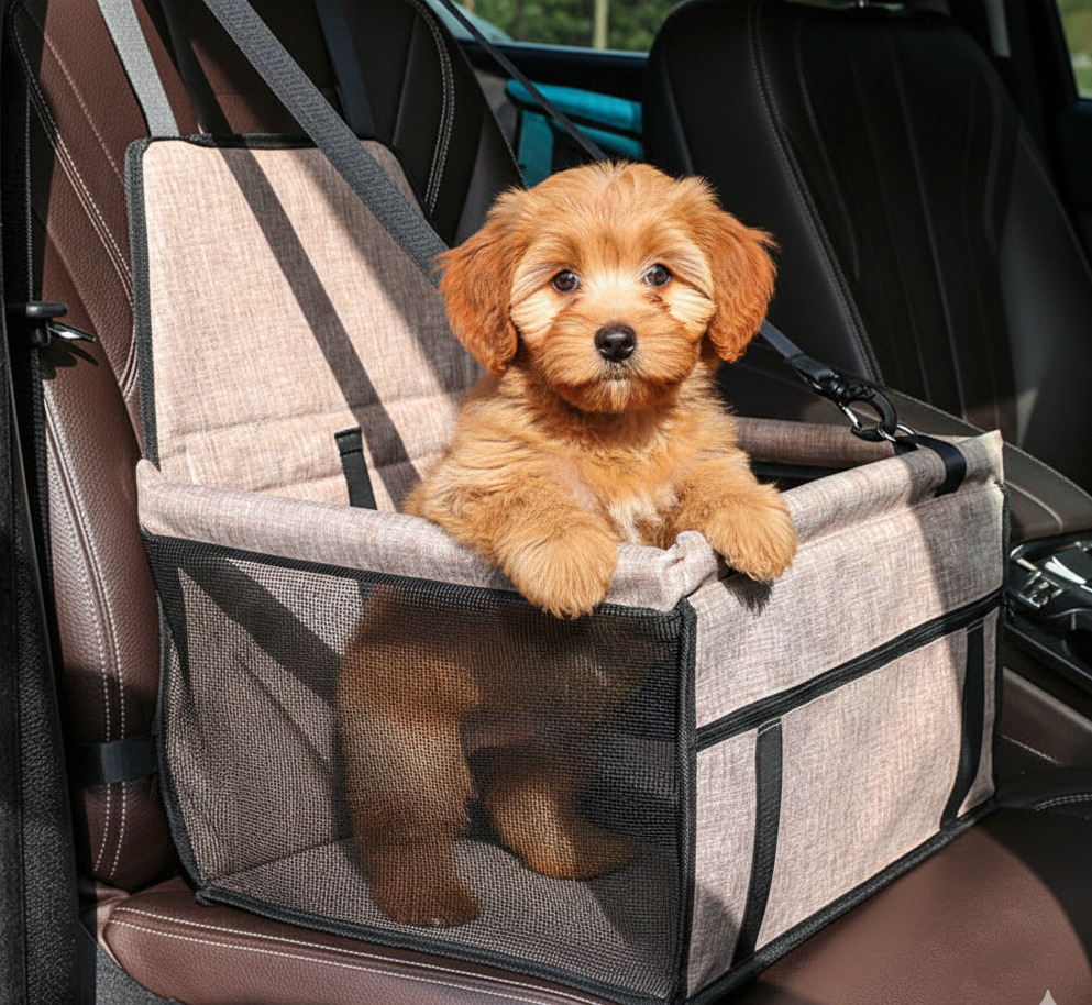 High-Quality Dog Car Booster Seat - Your Dog Secure & Your Car Spotless