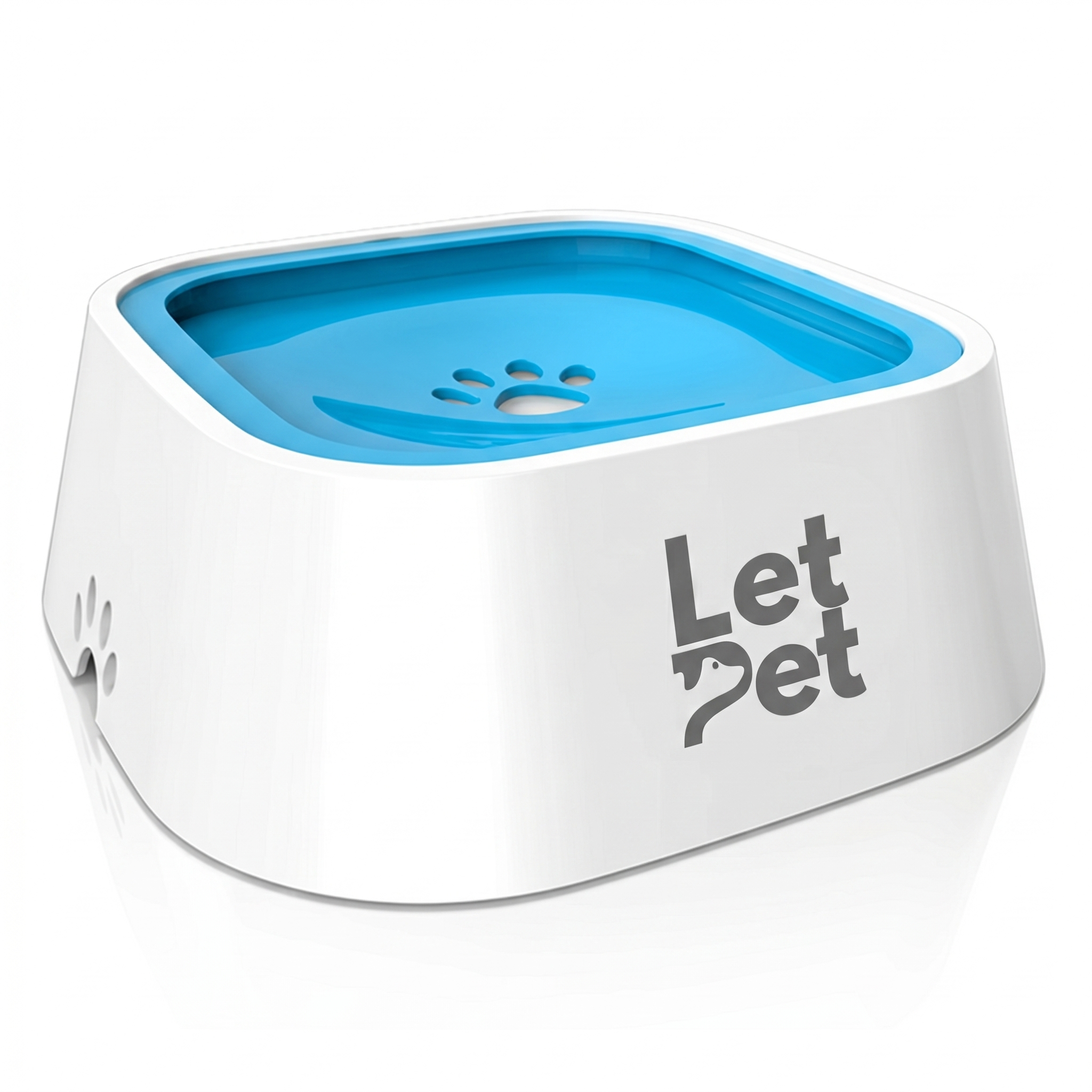 Anti Splash & Spill Pet Water Bowl 1.5 L with Anti-Slip Bottom