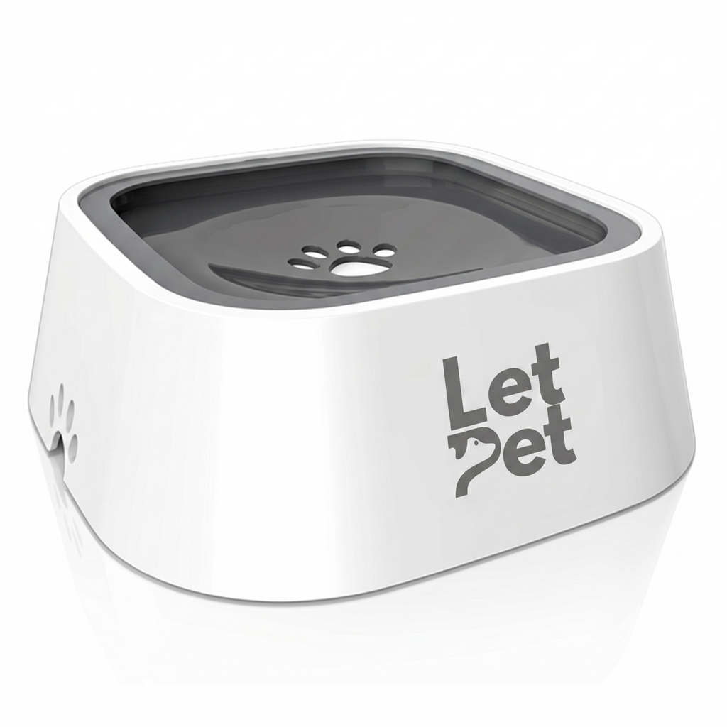 Anti Splash & Spill Pet Water Bowl 1.5 L with Anti-Slip Bottom