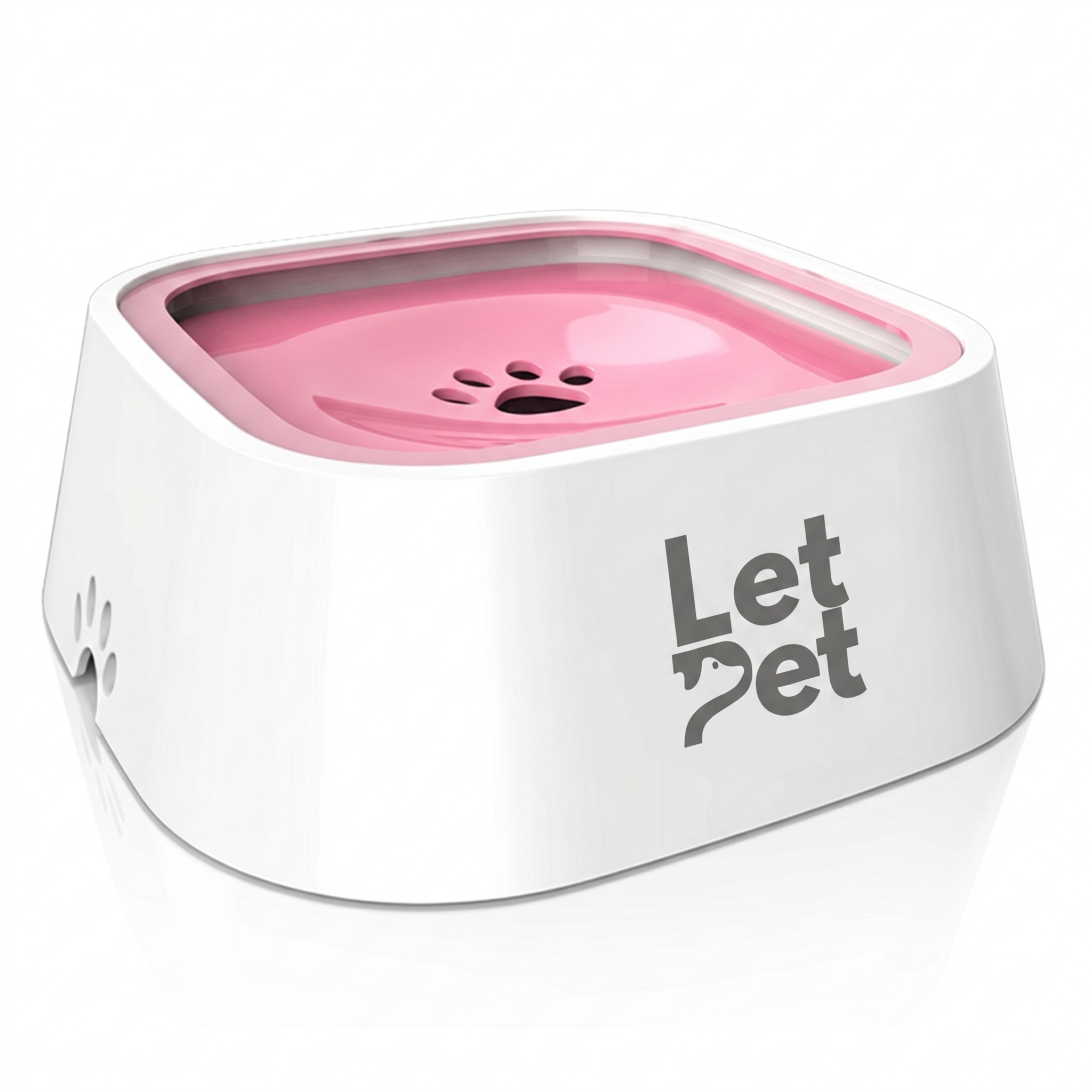 Anti Splash & Spill Pet Water Bowl 1.5 L with Anti-Slip Bottom