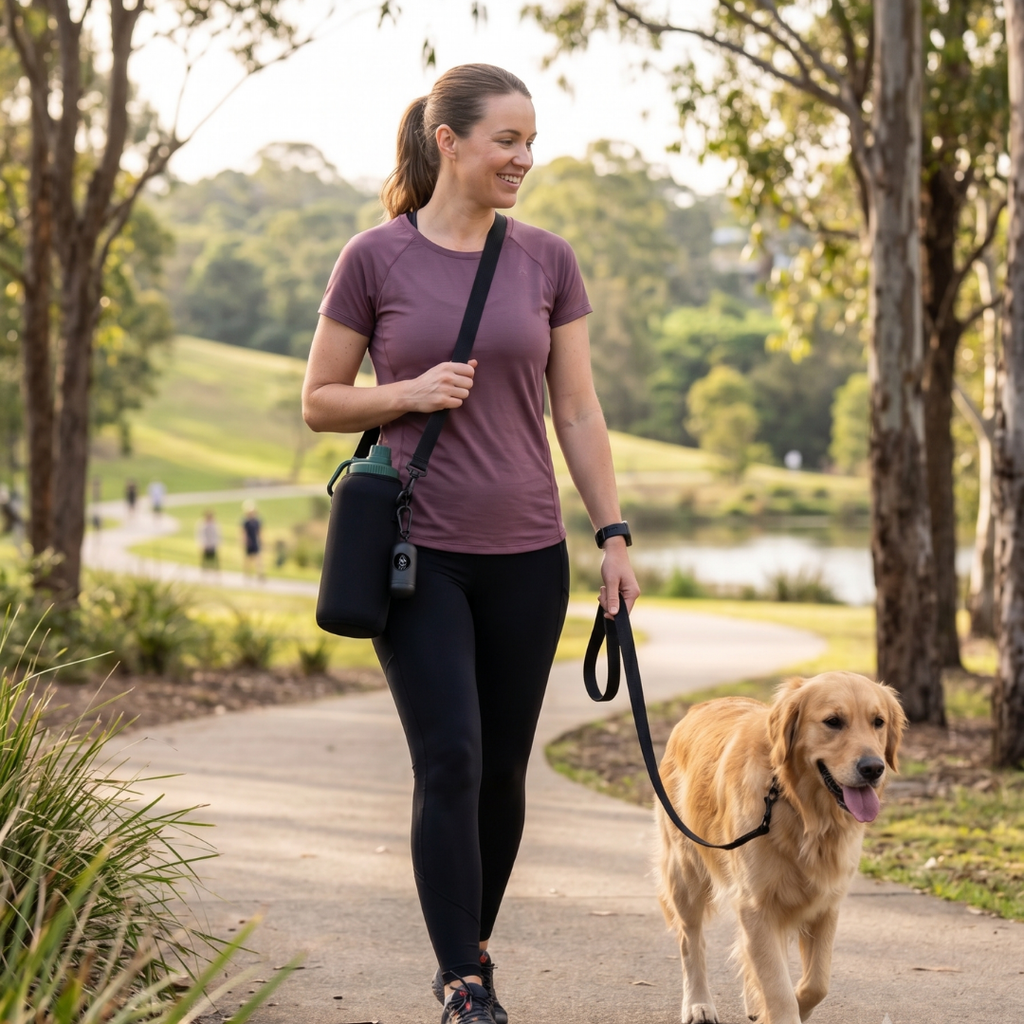 All-in-One Dog Walking Kit | Bottle + Sleeve + Bag Dispenser